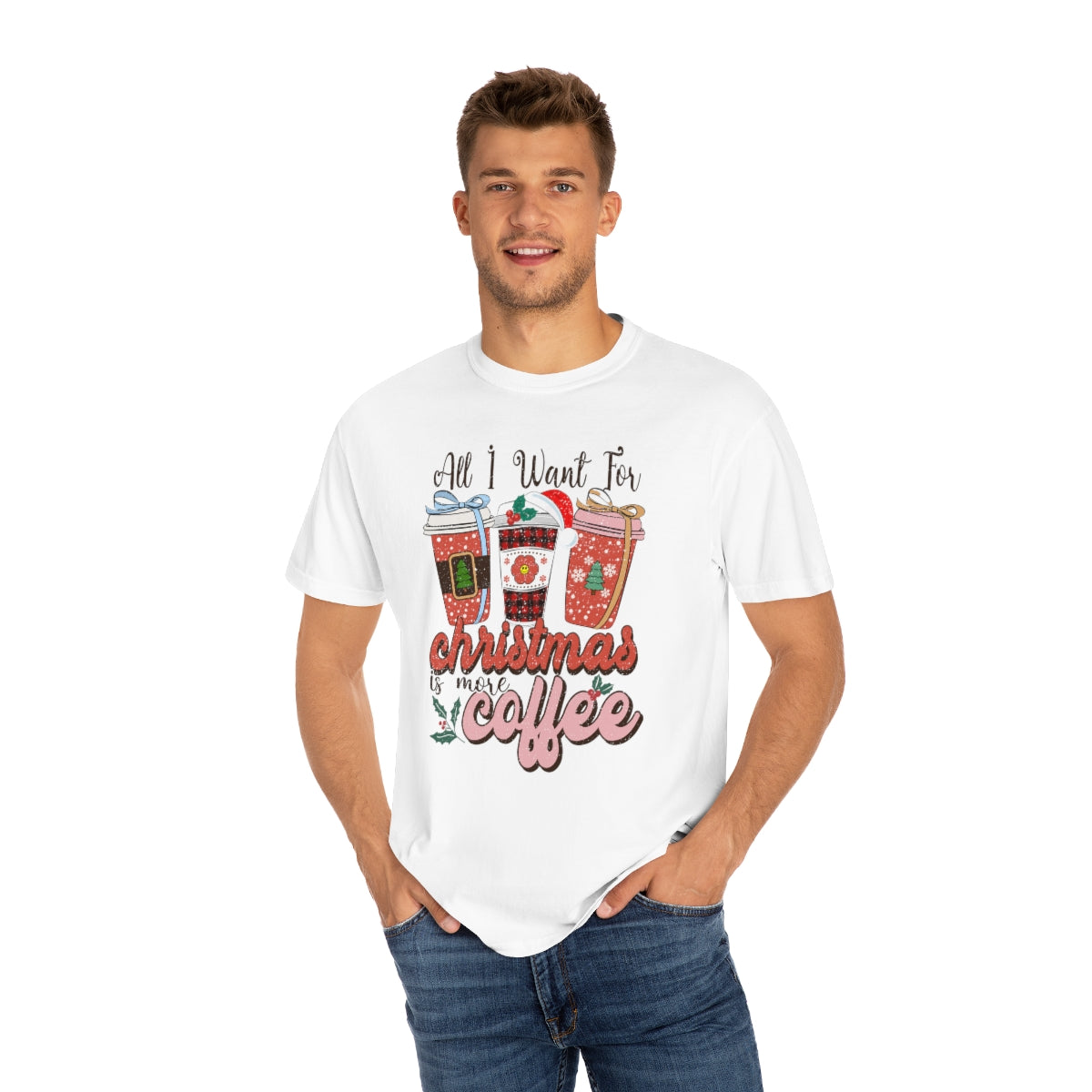 All I want for Christmas is More Coffee Xmas Tshirt