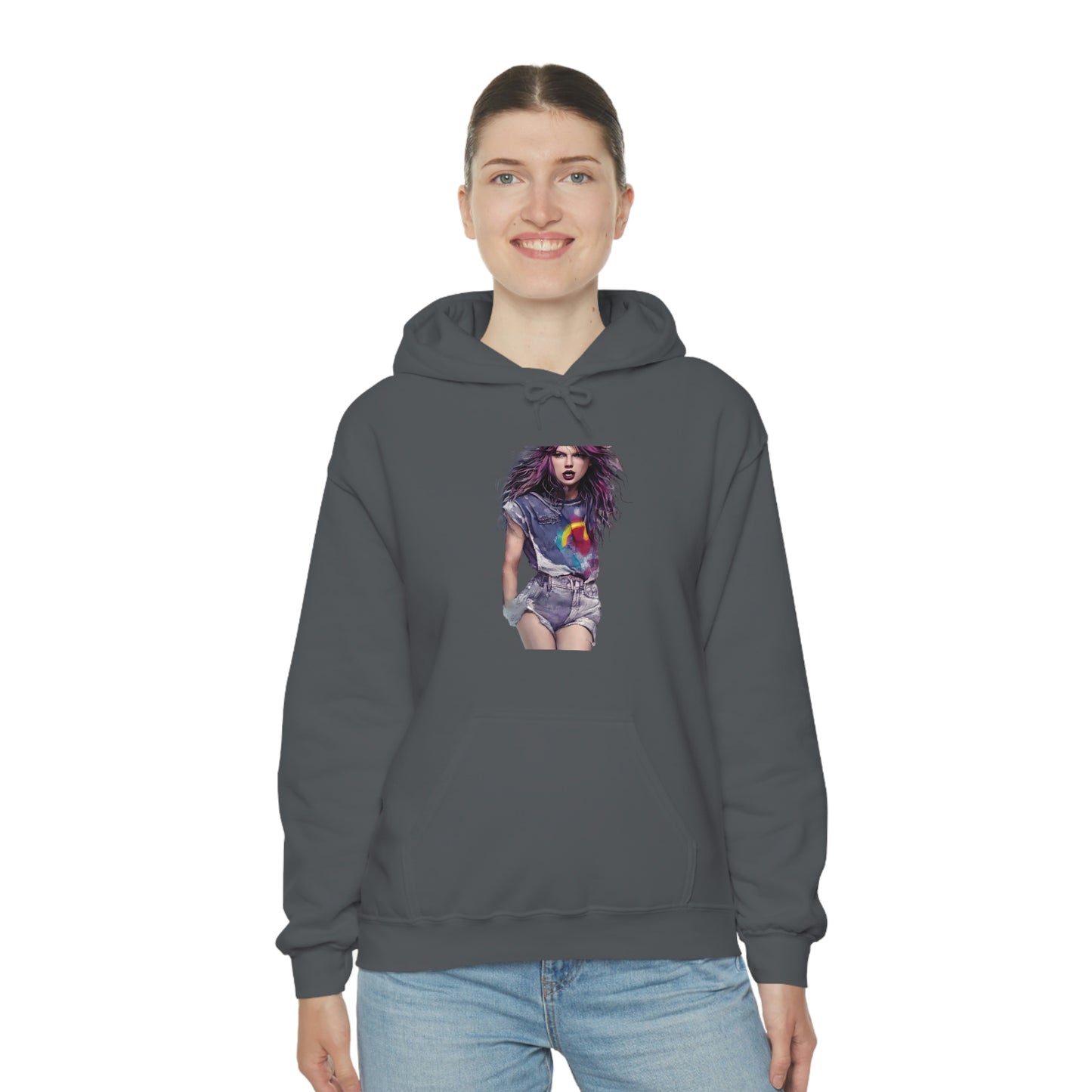 Punk Taylor Swift Rocking T Swift Taylor Swift Merch Fan Swifty Gift Hooded Sweatshirt