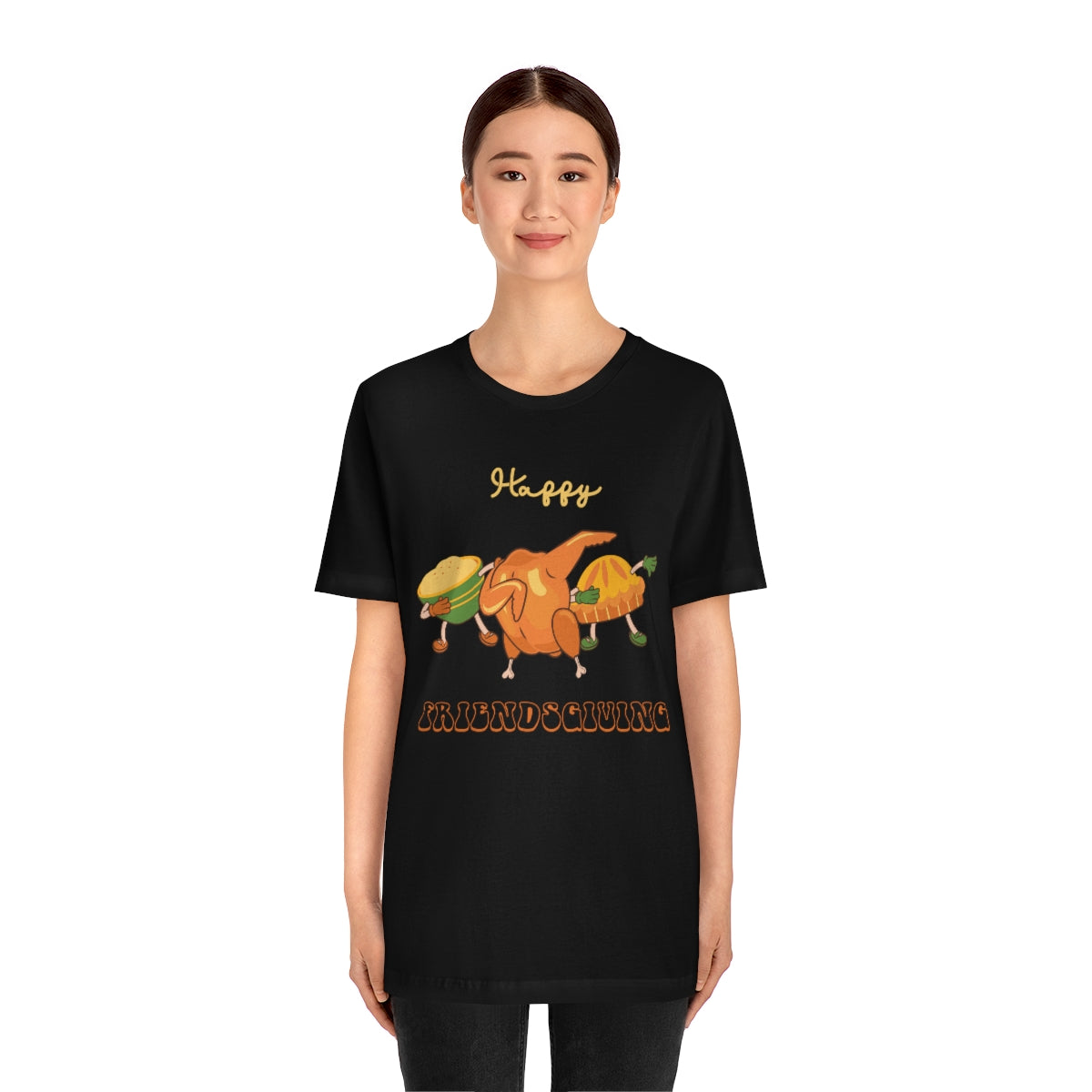 Happy Friendsgiving Thanksgiving Dinner Themed Tshirt