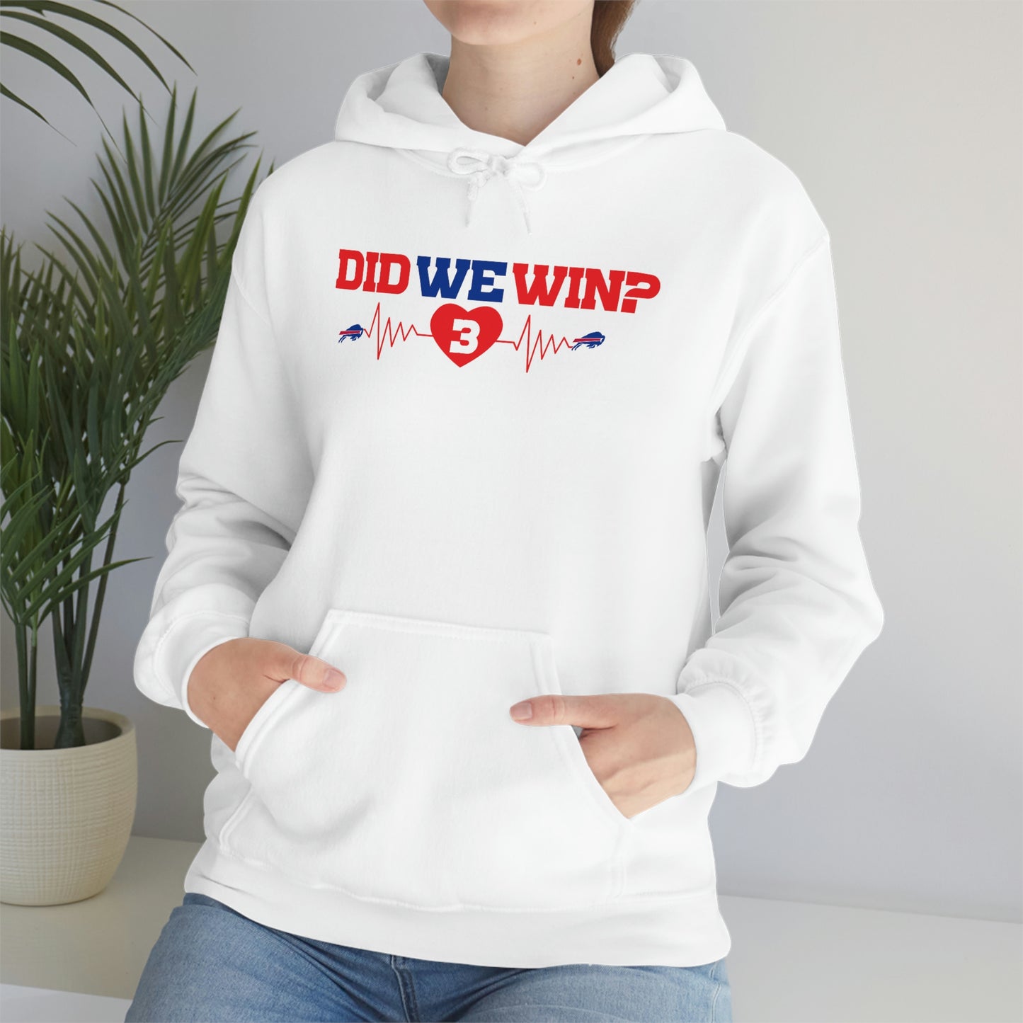 Did We Win? #3 Heartbeat Damar Hamlin Support Hooded Sweatshirt