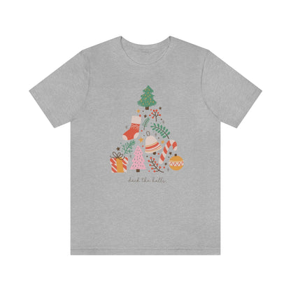 Deck the Halls Beautiful Christmas Tree Tshirt