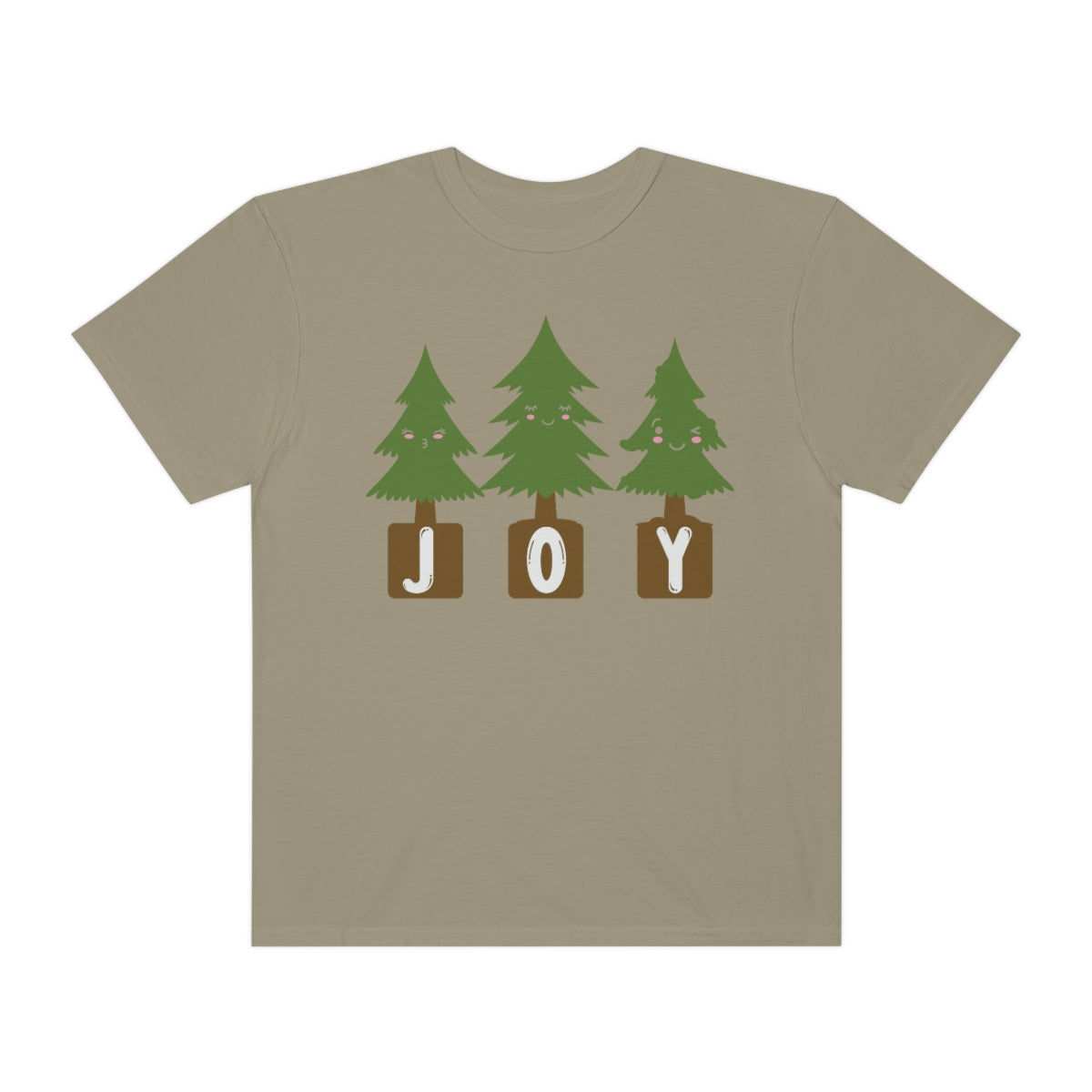 Joy Christmas Trees Cute Christmas Tshirt