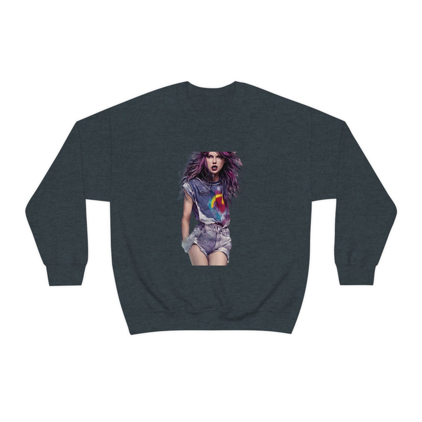 Punk Taylor Swift Rocking T Swift Taylor Swift Merch Fan Swifty Gift Crewneck Sweatshirt