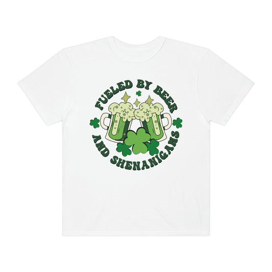 Fueled By Beer & Shenanigans St. Patrick's Day Tshirt