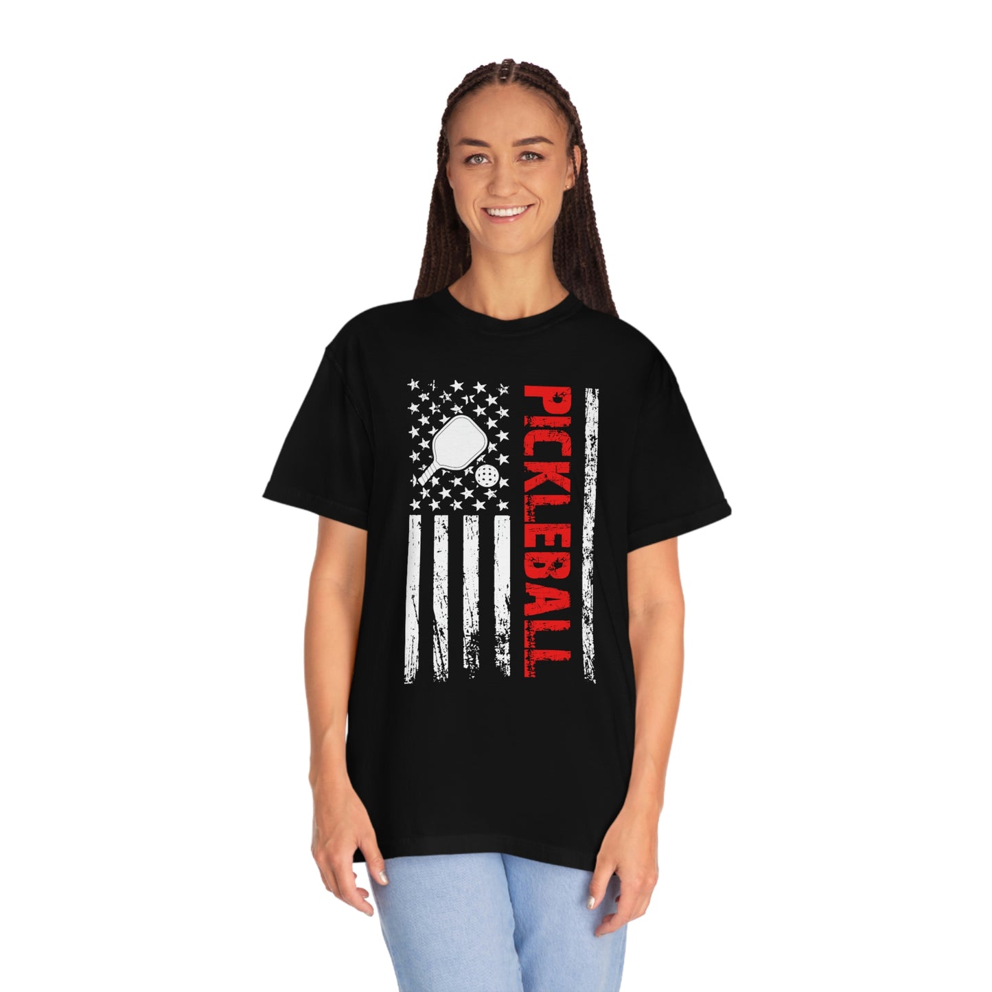 American Flag Pickleball Tshirt