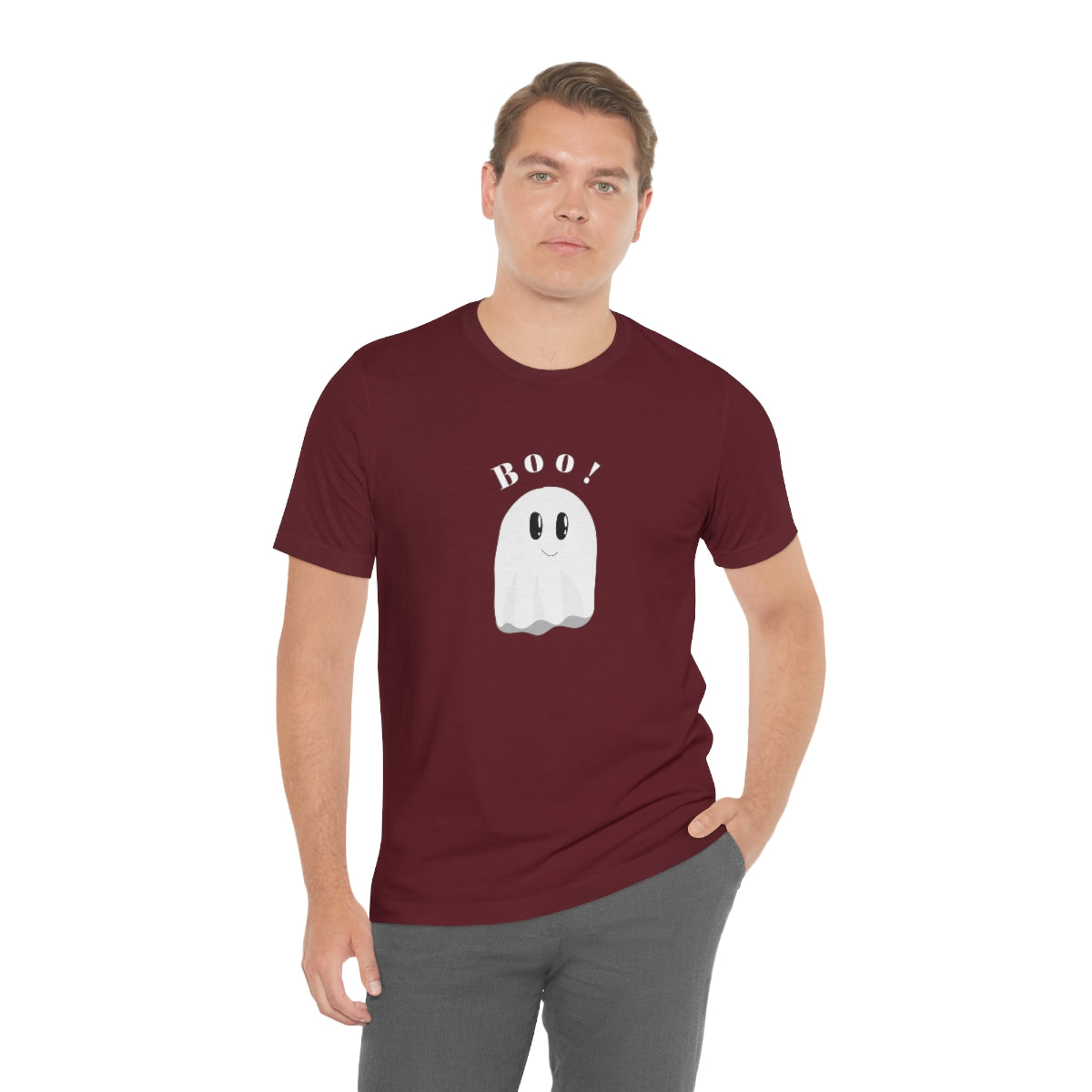 Cool Boo Ghost Design Unisex Jersey Short Sleeve Tee