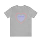 Cute Heart Thanksgiving Tshirt Design | Thanksgiving TShirt | Thanksgiving T-Shirt | Thanksgiving Teeshirt Design on Unisex Jersey Short Sleeve Tee
