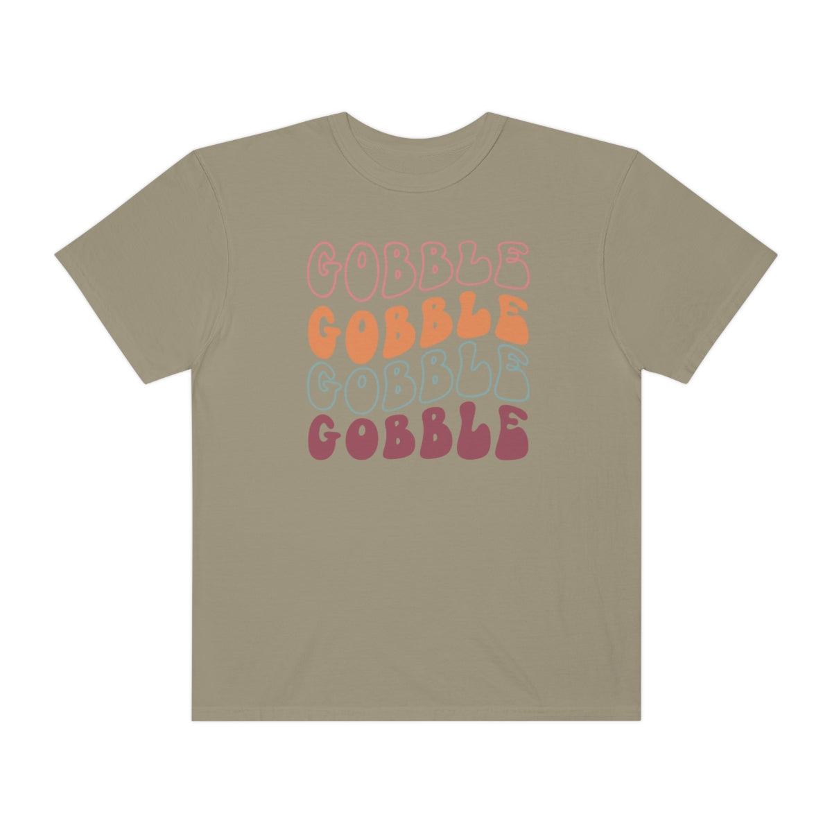 Gobble Gobble Gobble Retro Style Thanksgiving TShirt