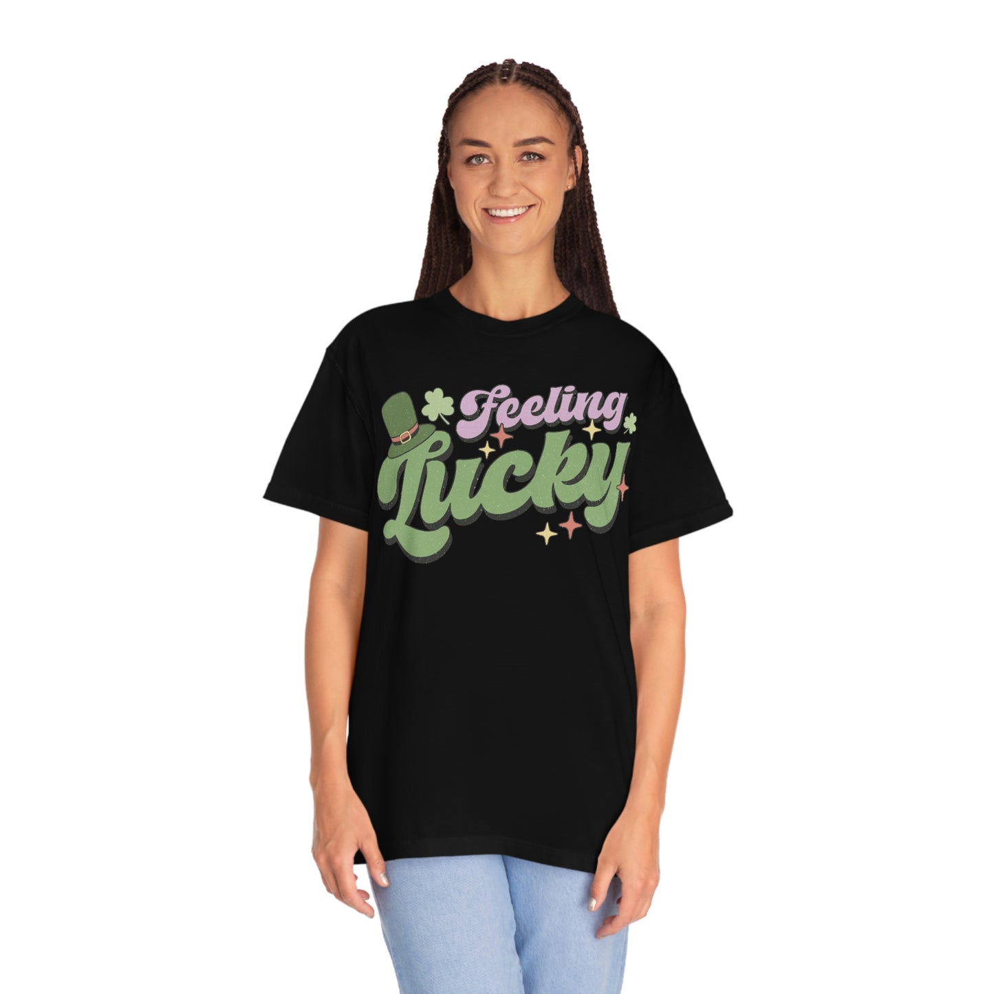 Retro Feelin Lucky Rainbow St. Patrick's Day Tshirt
