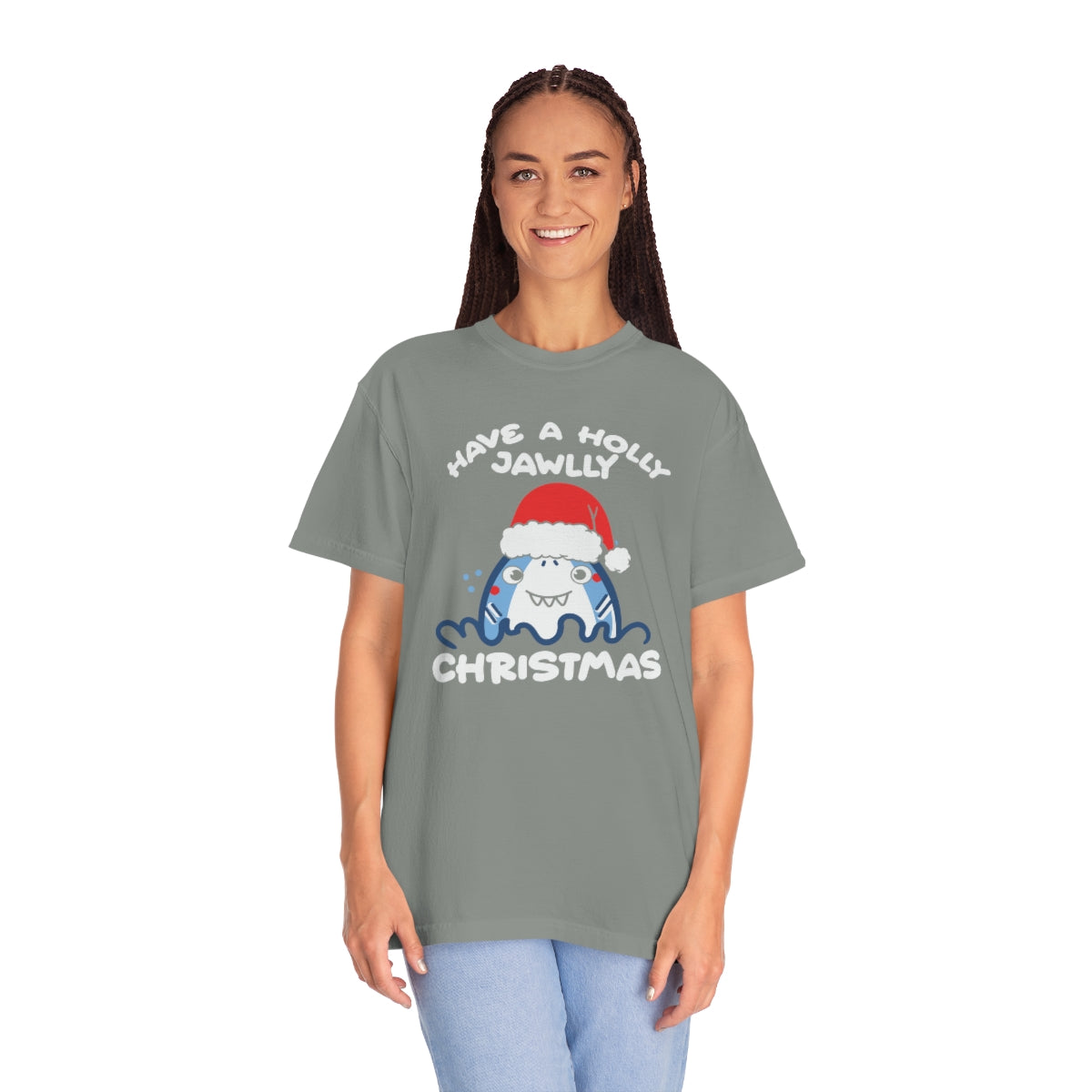 Have a Holly Jawly Christmas Shark Tshirt