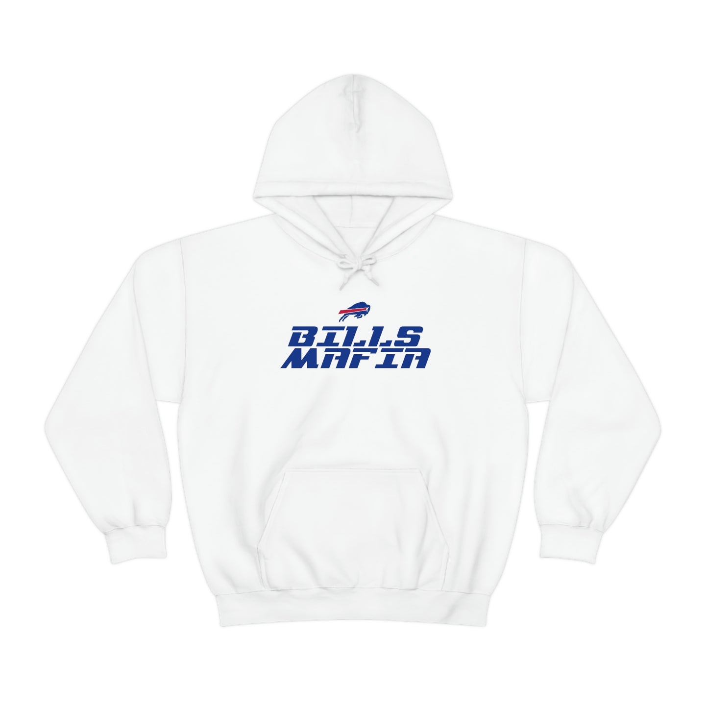 Buffalo Bills Football Bills Mafia NFL Redzone Font Hooded Sweatshirt