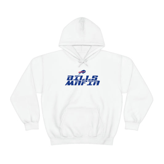 Buffalo Bills Football Bills Mafia NFL Redzone Font Hooded Sweatshirt