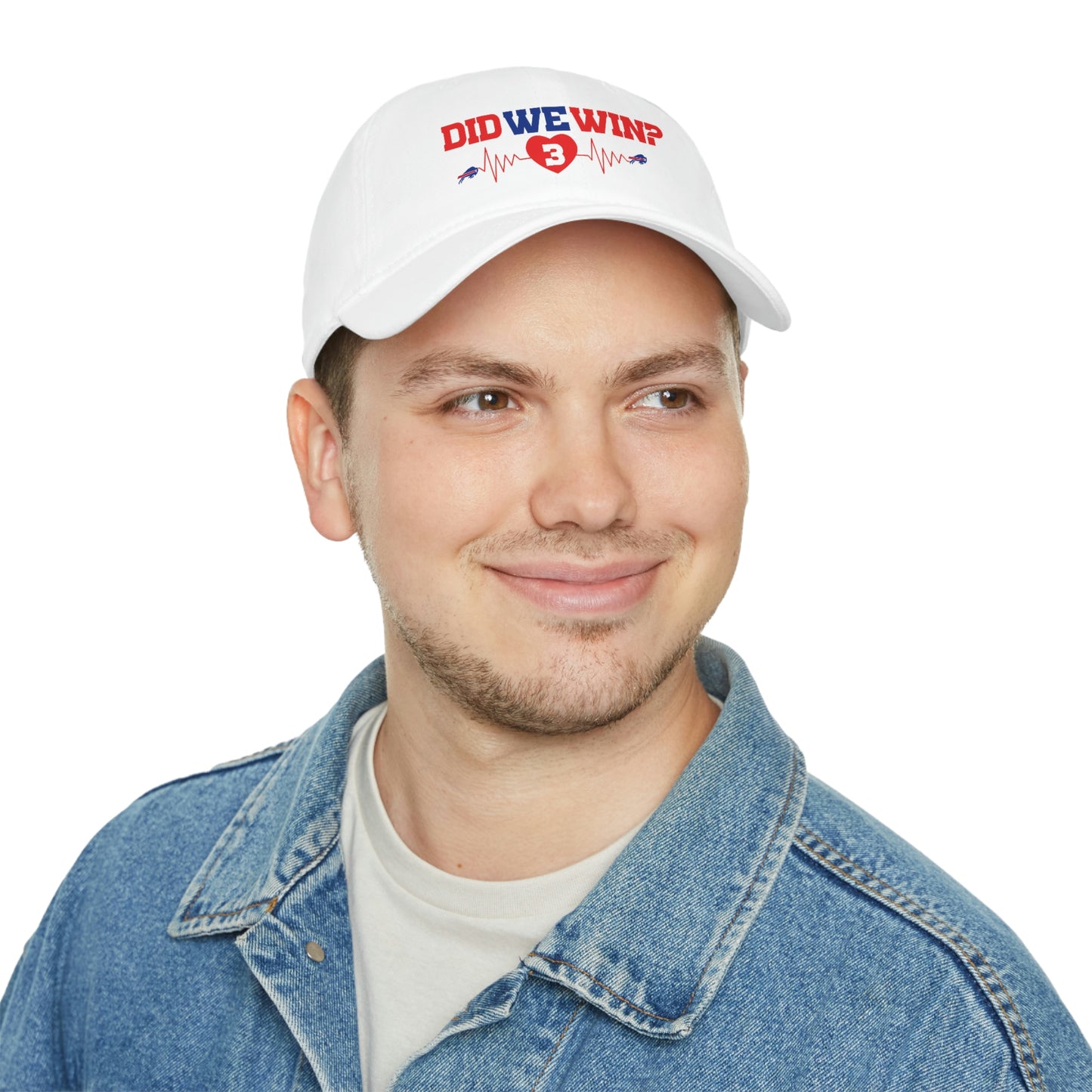 Did We Win? Heartbeat #3 Buffalo Bills Damar Hamlin Low Profile Baseball Cap