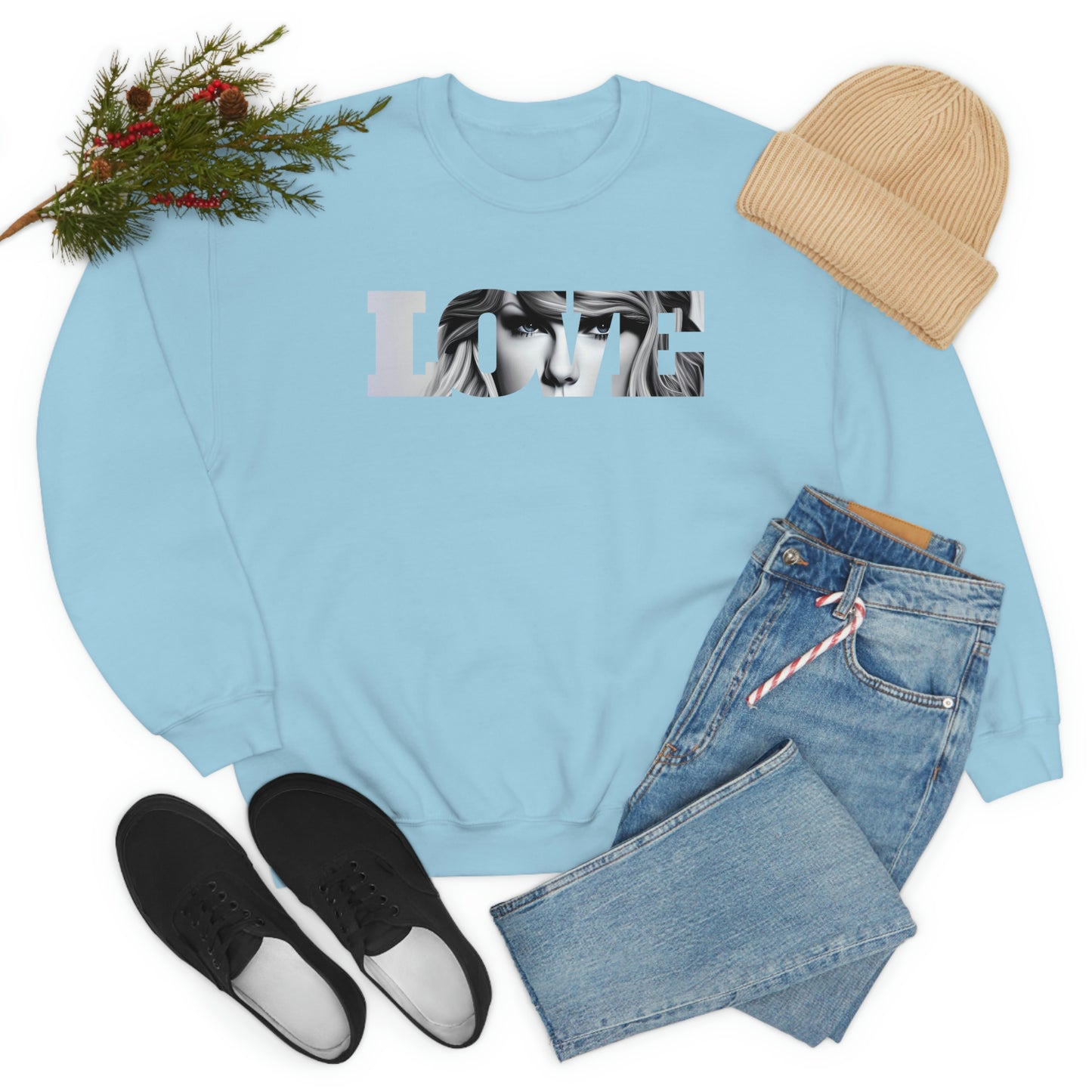 Taylor Swift Love T Swift Taylor Swift Merch Fan Crewneck Sweatshirt