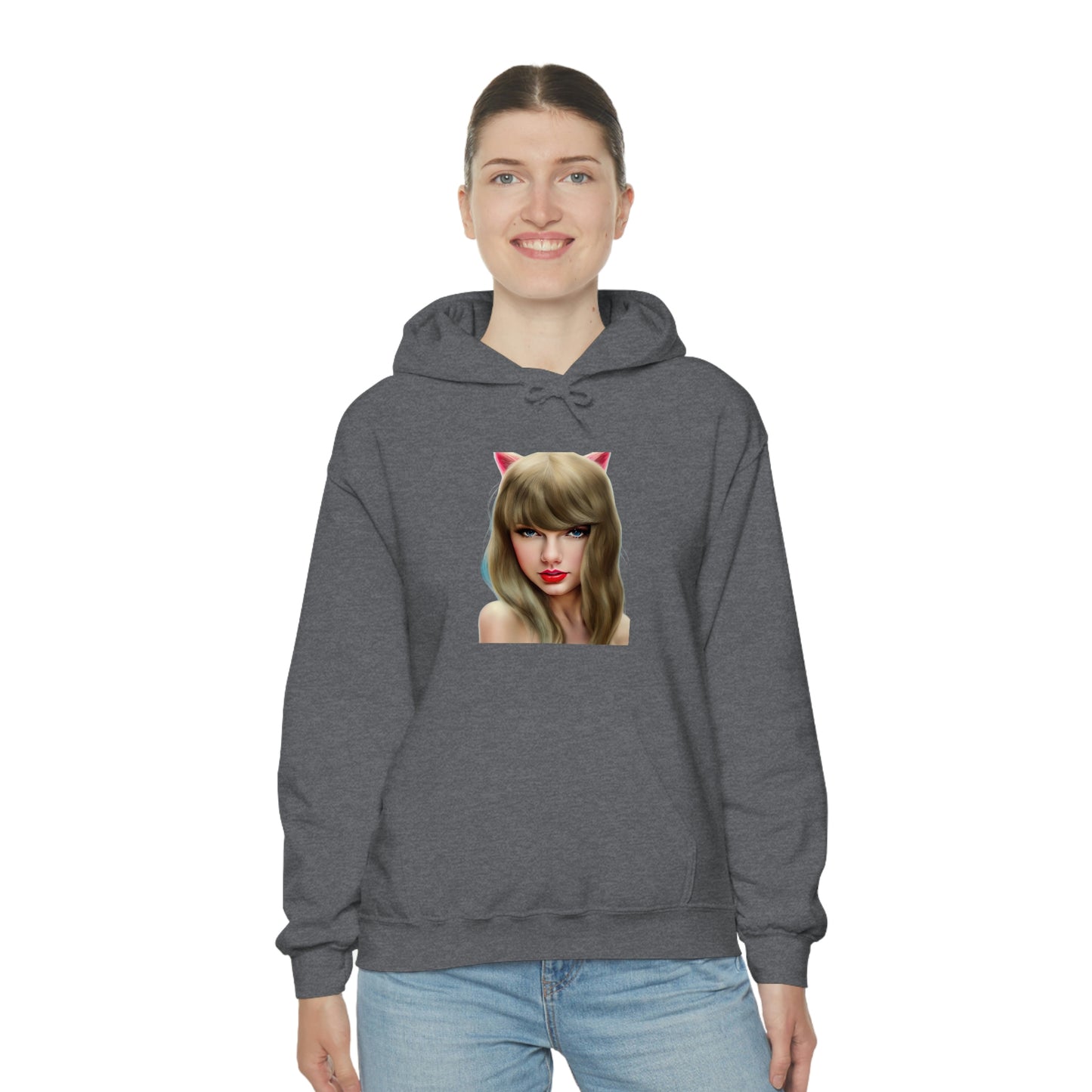 Taylor Swift Cat Ears T Swift Taylor Swift Merch Fan Swifty Gift Hooded Sweatshirt