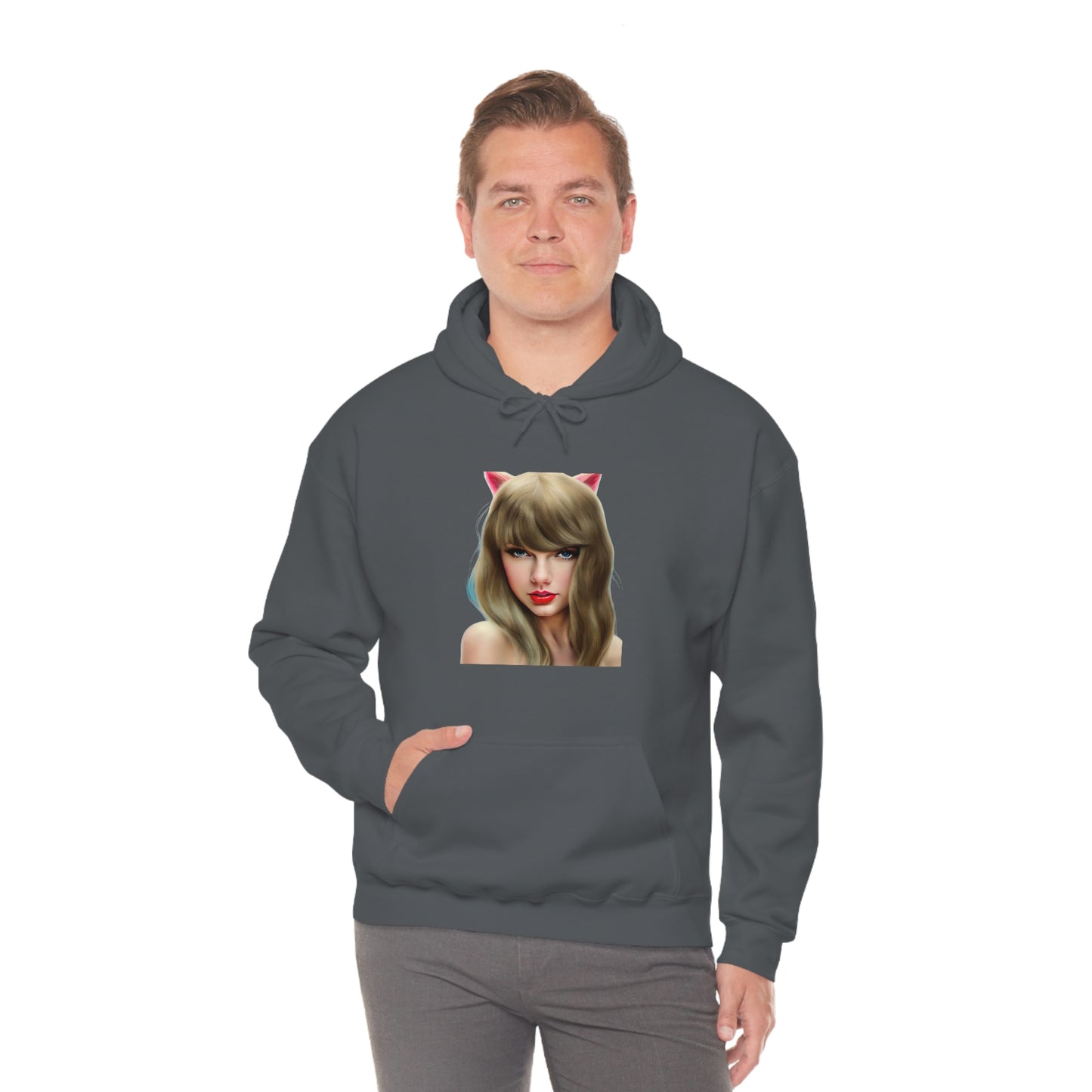 Taylor Swift Cat Ears T Swift Taylor Swift Merch Fan Swifty Gift Hooded Sweatshirt