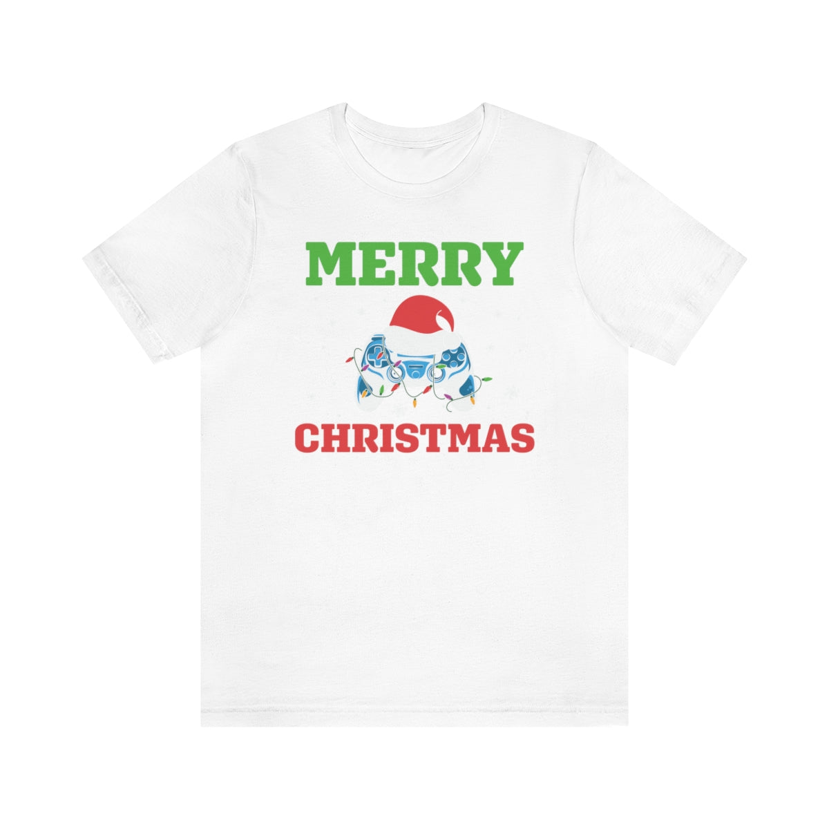 Video Game Controller Merry Christmas Holiday Tshirt