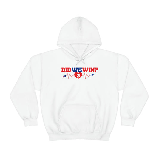 Did We Win? #3 Heartbeat Damar Hamlin Support Hooded Sweatshirt