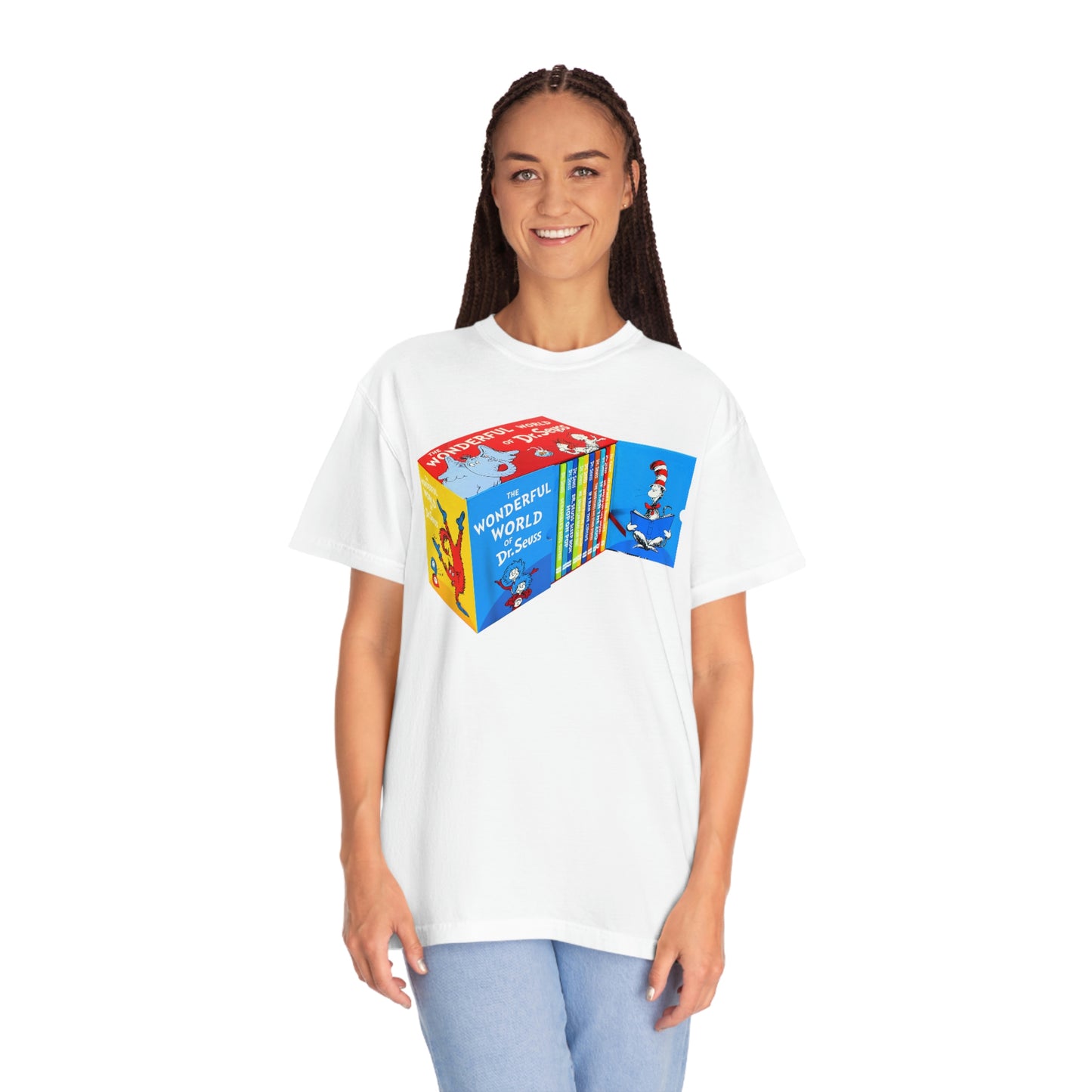 Wonderful World of Dr. Seus Books Themed Fan Art Tshirt