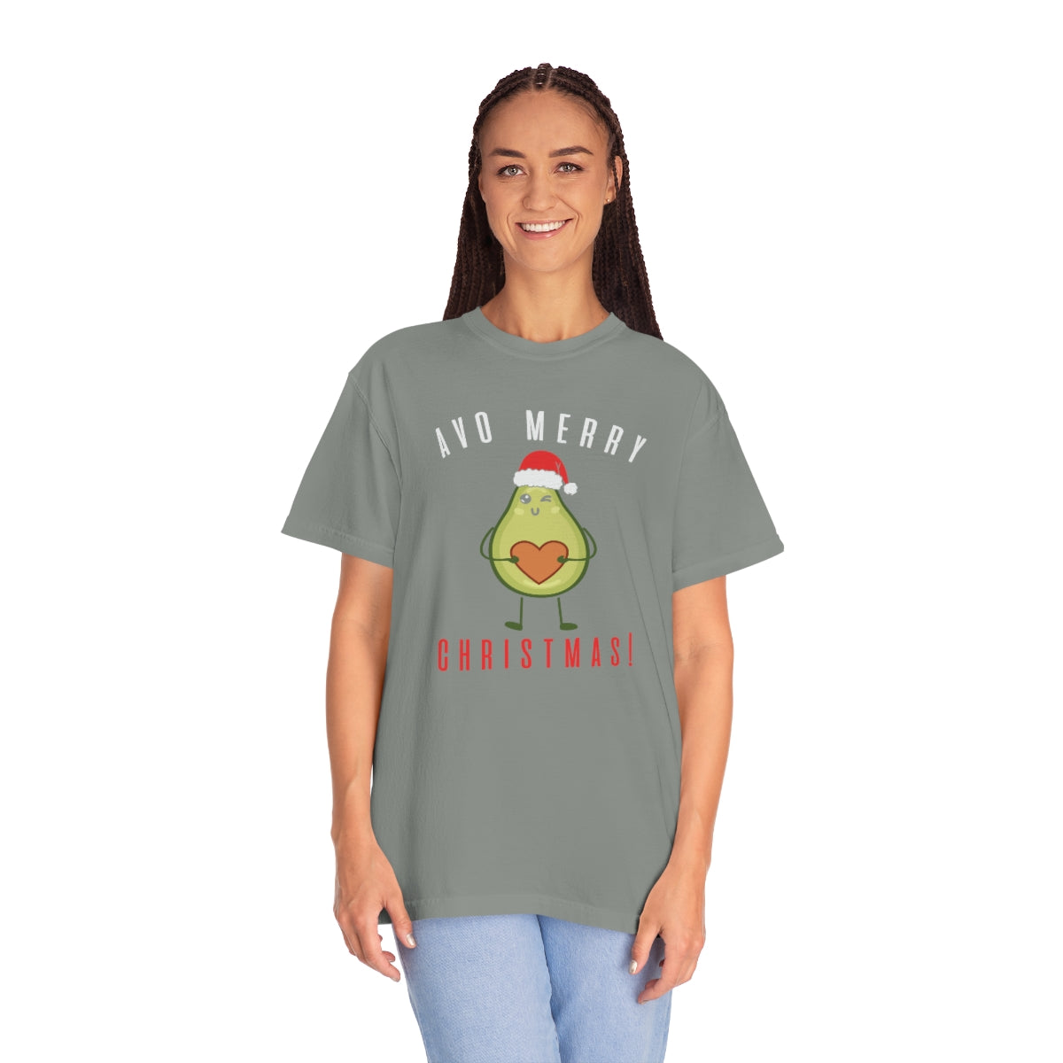 Avo Merry Christmas Avocado Vegan Christmas Tshirt