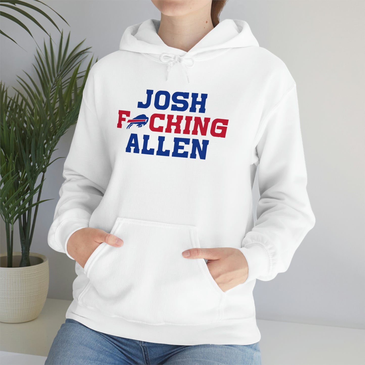 Josh Freaking Allen Bills Mafia #17 Buffalo Bills Football Hooded Sweatshirt