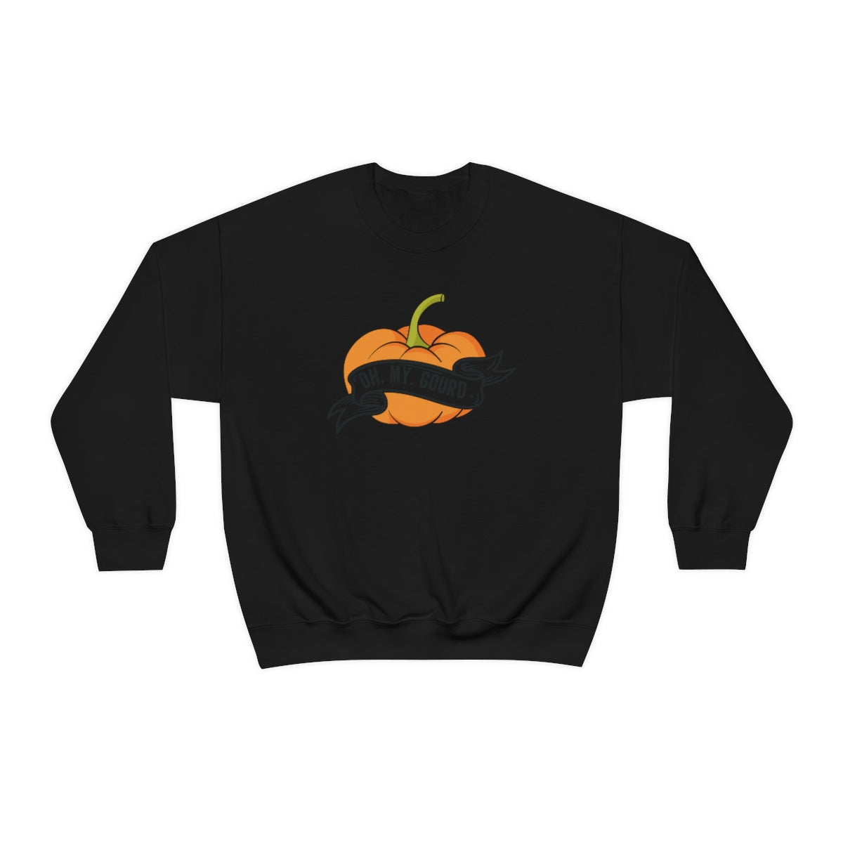 Oh My Gourd! Thanksgiving Pumpkin Sweatshirt Design on Unisex Heavy Blend™ Crewneck Sweatshirt