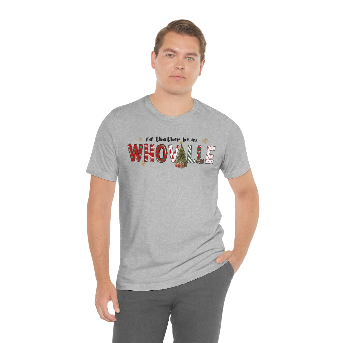 I'd Rather Be In Whoville Cute Christmas Holiday Tshirt