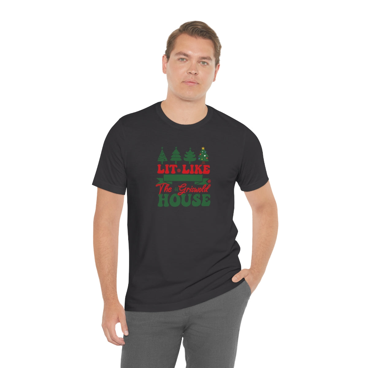 Lit Like the Griswold House Funny Christmas TShirt