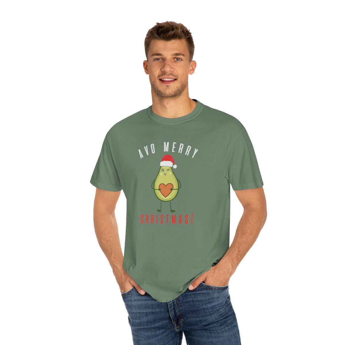 Avo Merry Christmas Avocado Vegan Christmas Tshirt