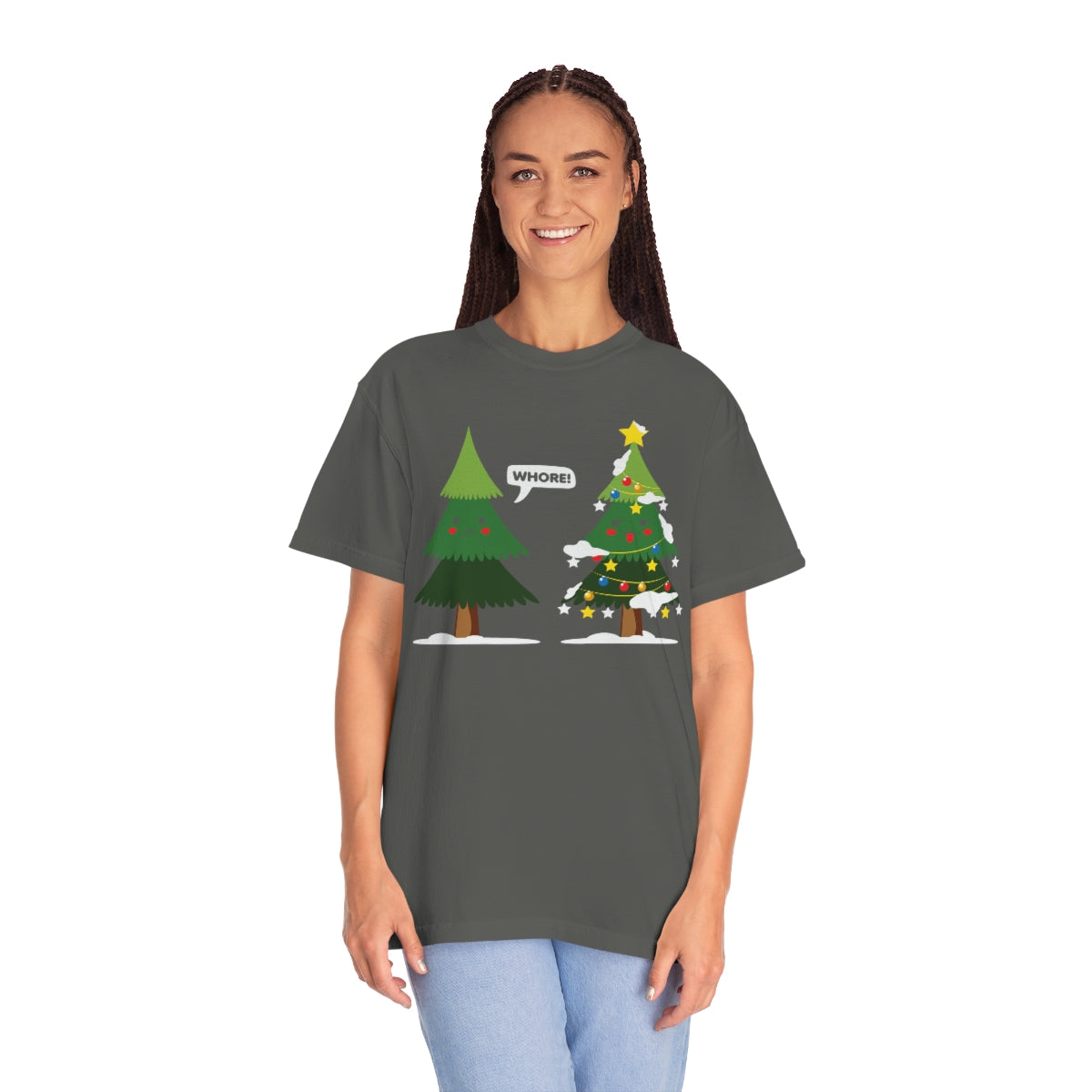 Christmas Trees Cursing Funny Xmas TeeShirt