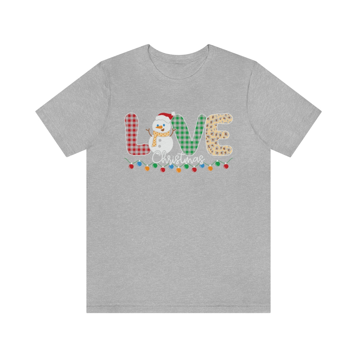 Cute Love Christmas Snowman Tshirt