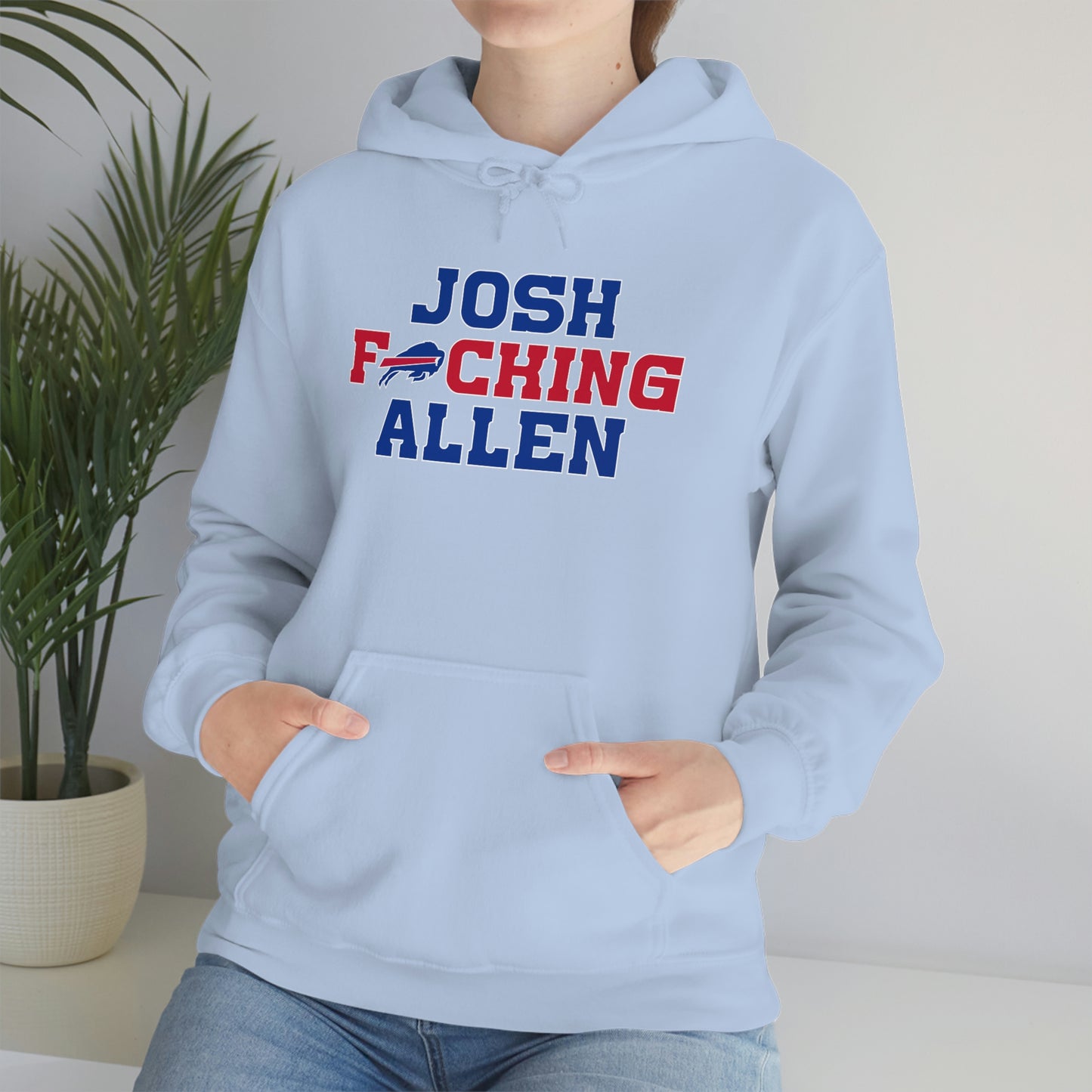 Josh Freaking Allen Bills Mafia #17 Buffalo Bills Football Hooded Sweatshirt