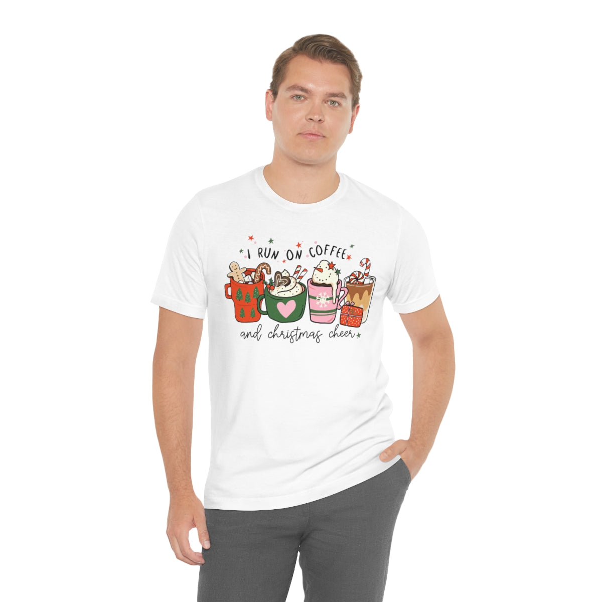 I Run On Coffee & Christmas Cheer Tshirt