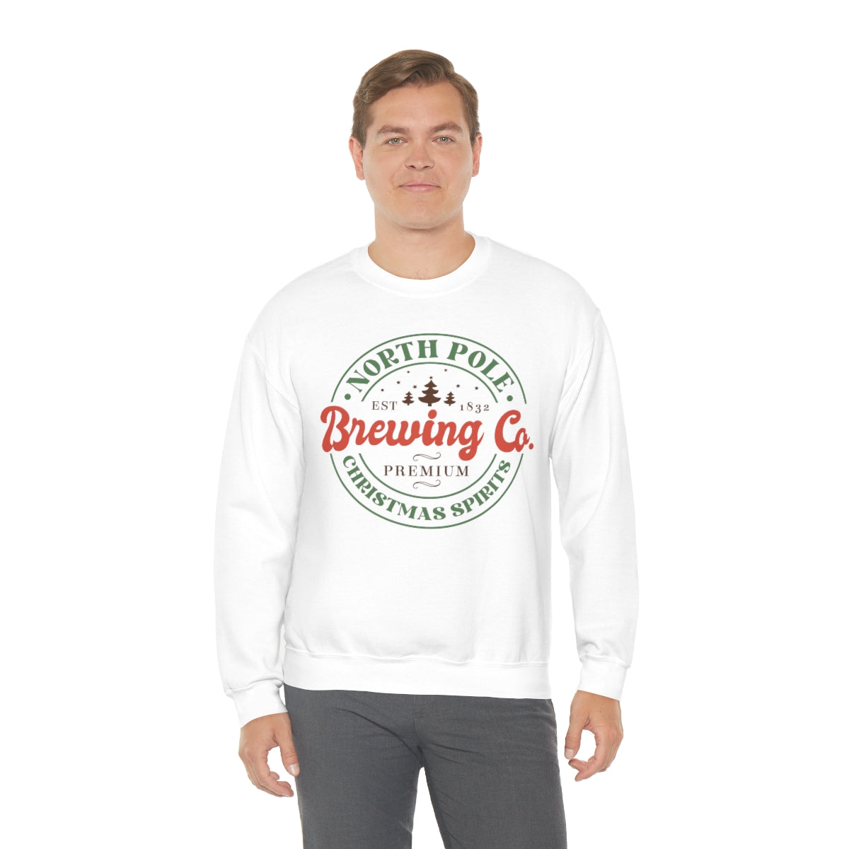 North Pole Brewing Company Christmas Spirits Retro Sweatshirt