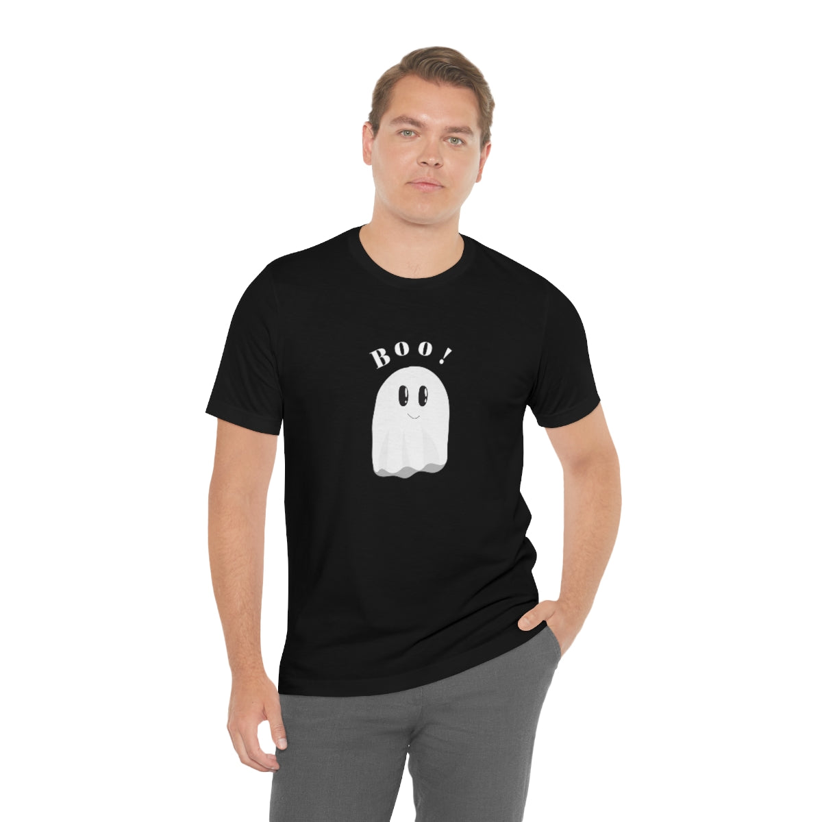 Cool Boo Ghost Design Unisex Jersey Short Sleeve Tee