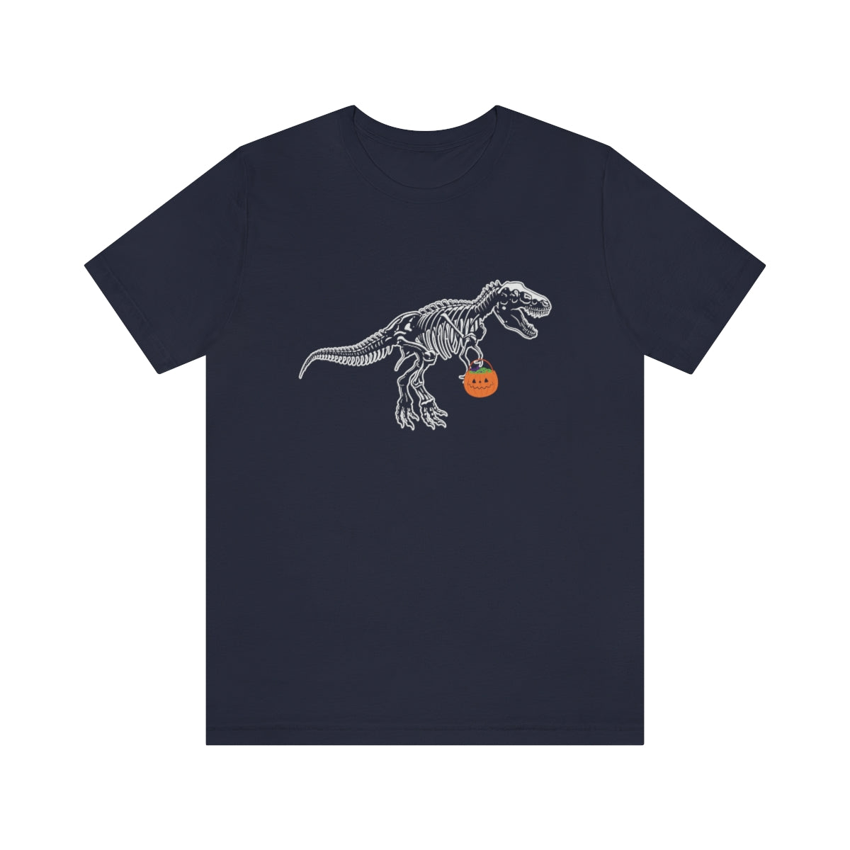 T-Rex and Pumpkin Halloween Trick or Treat T-Shirt