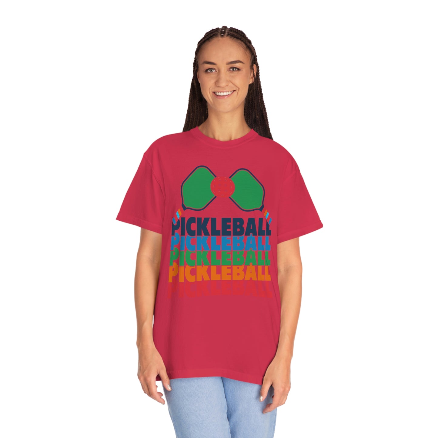 Pickleball Rackets Vintage Retro Design Tshirt