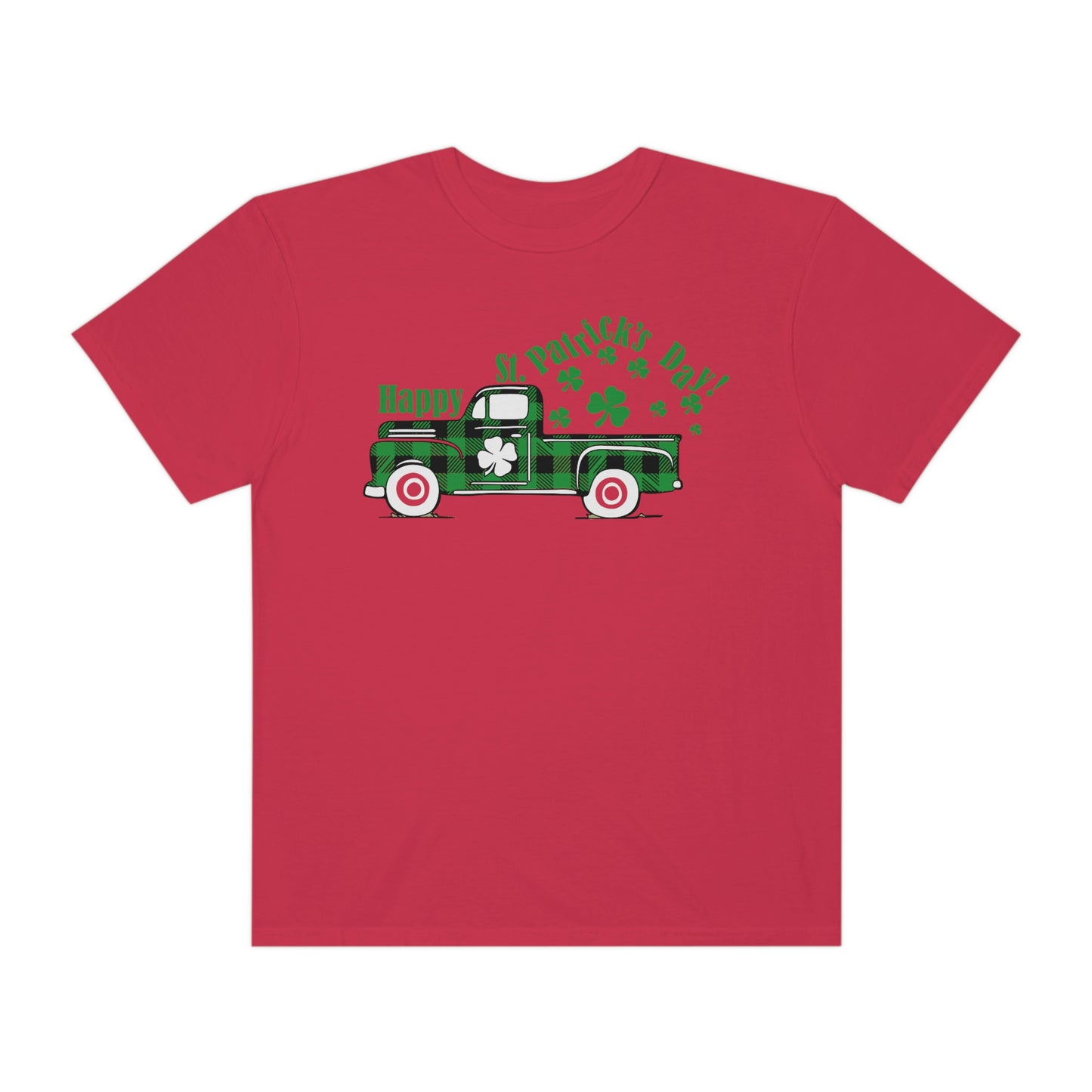 Vintage Happy St. Patrick's Day Truck Tshirt