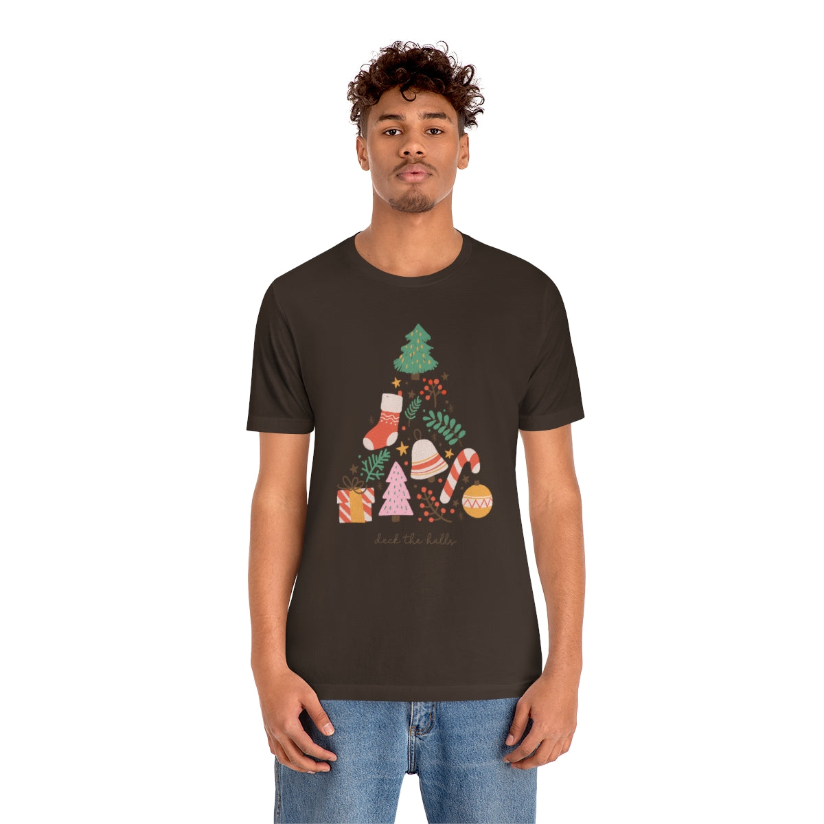 Deck the Halls Beautiful Christmas Tree Tshirt