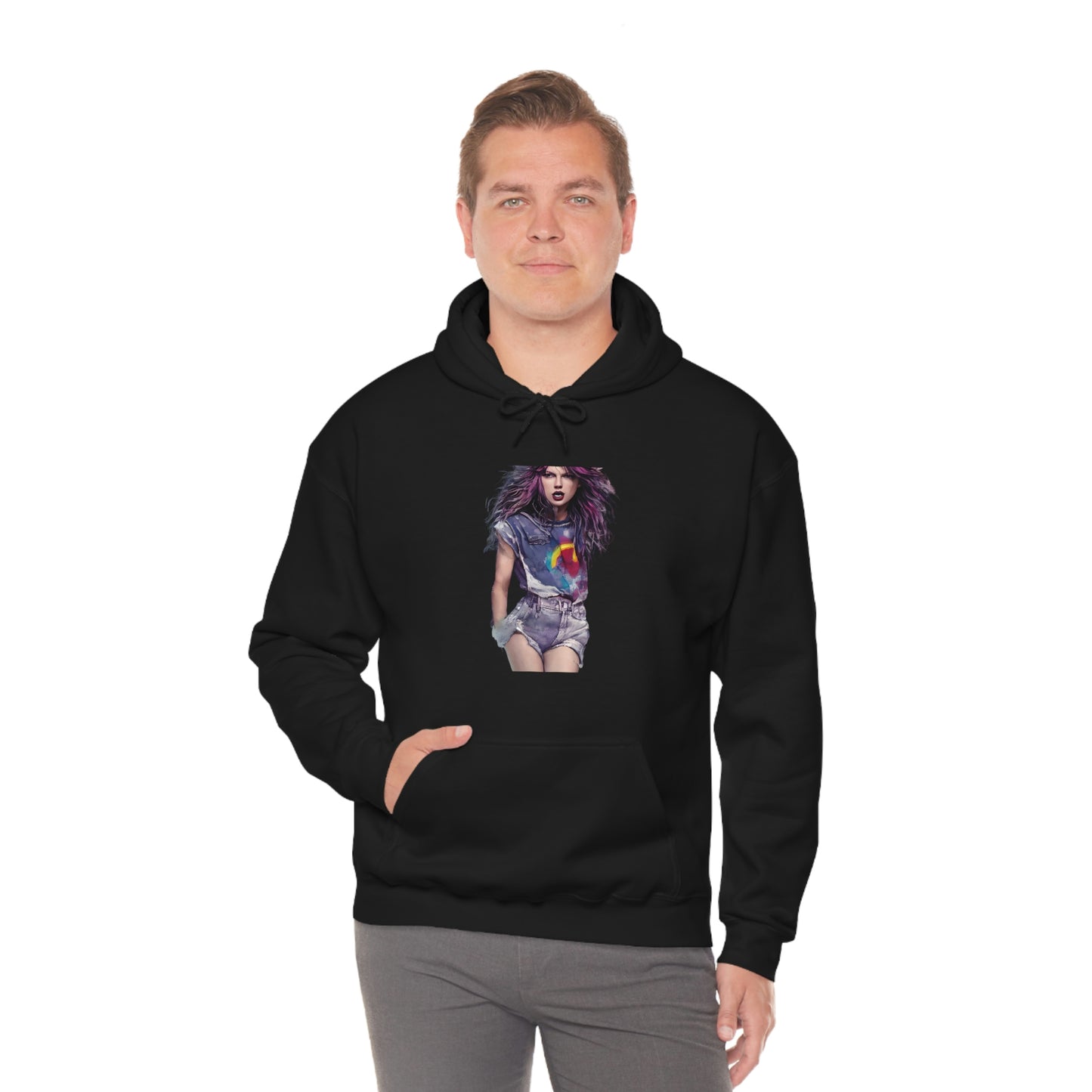 Punk Taylor Swift Rocking T Swift Taylor Swift Merch Fan Swifty Gift Hooded Sweatshirt