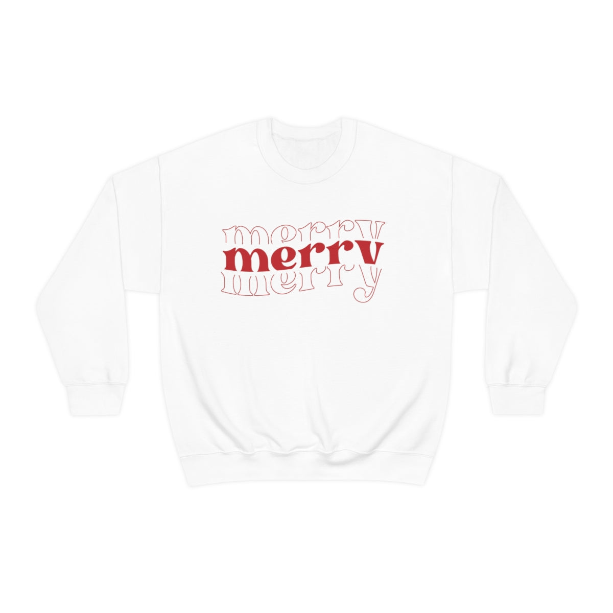 Merry Merry Merry Christmas Sweatshirt