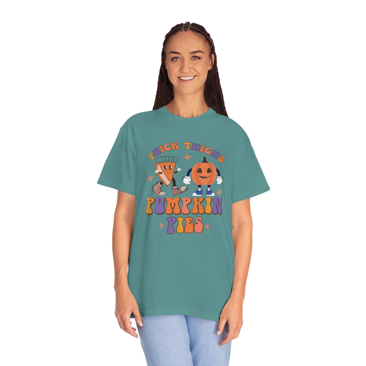 Thick Thighs Pumpkin Pies Thanksgiving TeeShirt