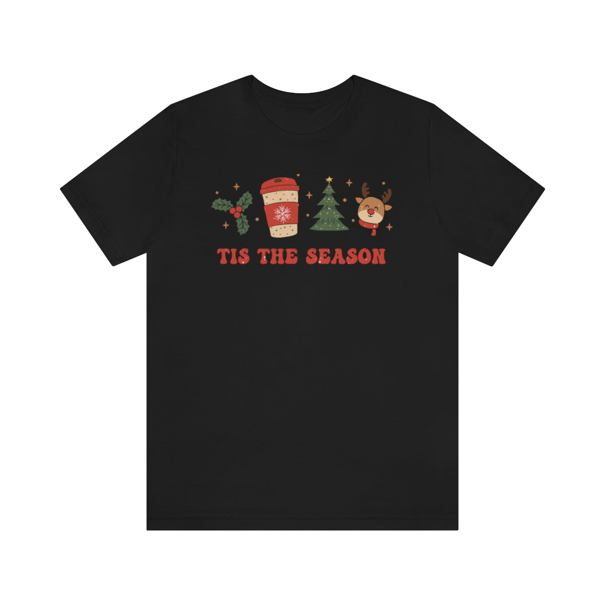 Tis the Season Coffee Themed Christmas Tshirt