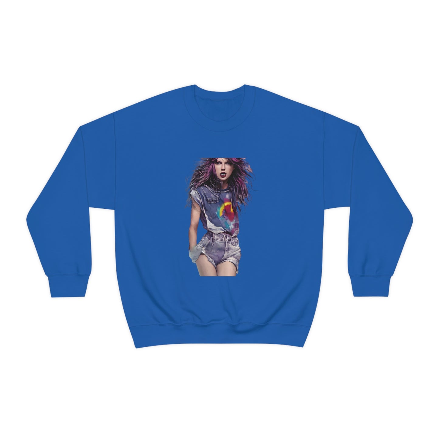 Punk Taylor Swift Rocking T Swift Taylor Swift Merch Fan Swifty Gift Crewneck Sweatshirt