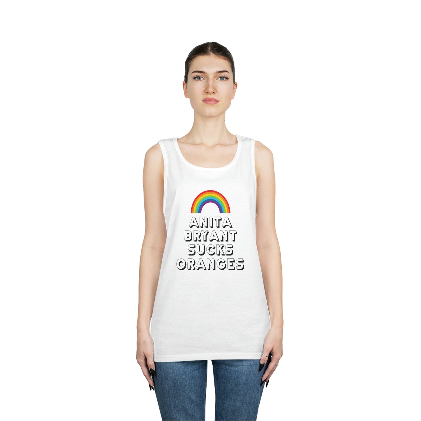 Anita Bryant Sucks Oranges Gay Pride Gay Rights Rainbow Tank Top