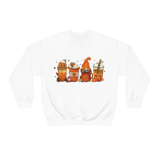 Pumpkin Spice, Coffee Sweatshirt, Fall Coffee Shirt on Unisex Heavy Blend™ Crewneck Sweatshirt