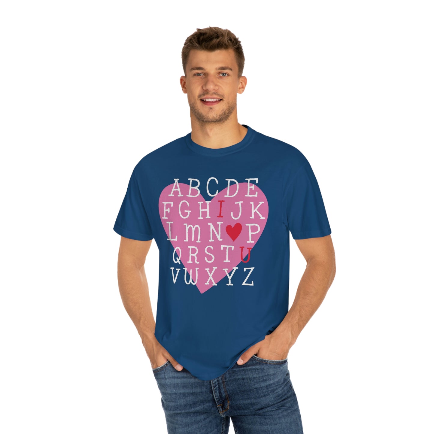 Teacher Valentine Shirt, I Love U Shirt, Love Shirt, I Love You Shirt, Alphabet I Love You Shirt, I Heart U Shirt, Valentines Day Shirt