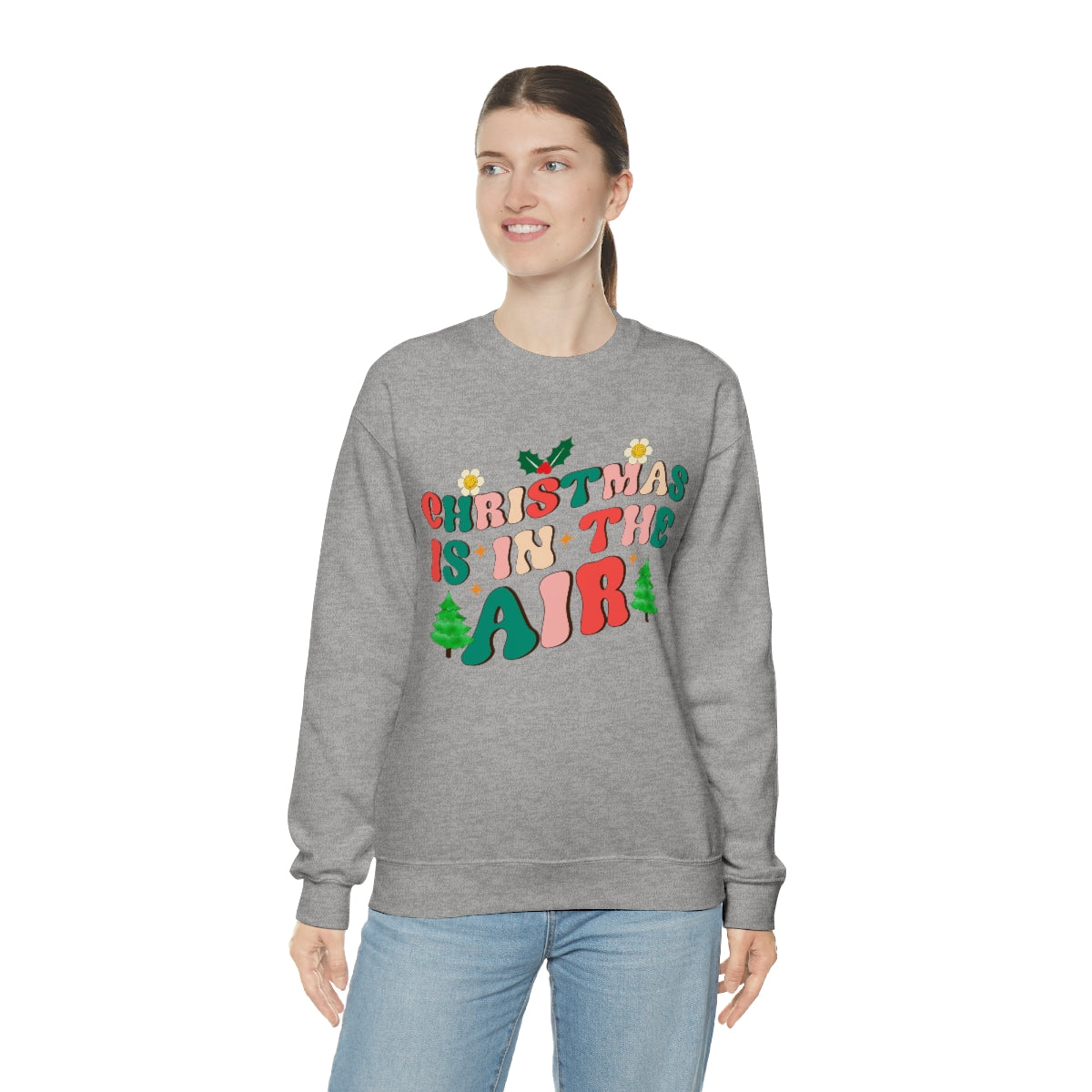 Retro Christmas is in the Air Holiday Sweatshirt