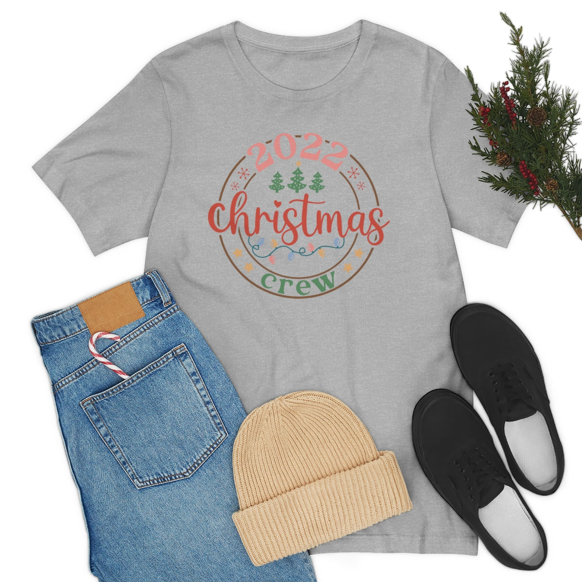 2022 Christmas Crew Family Christmas Tshirt