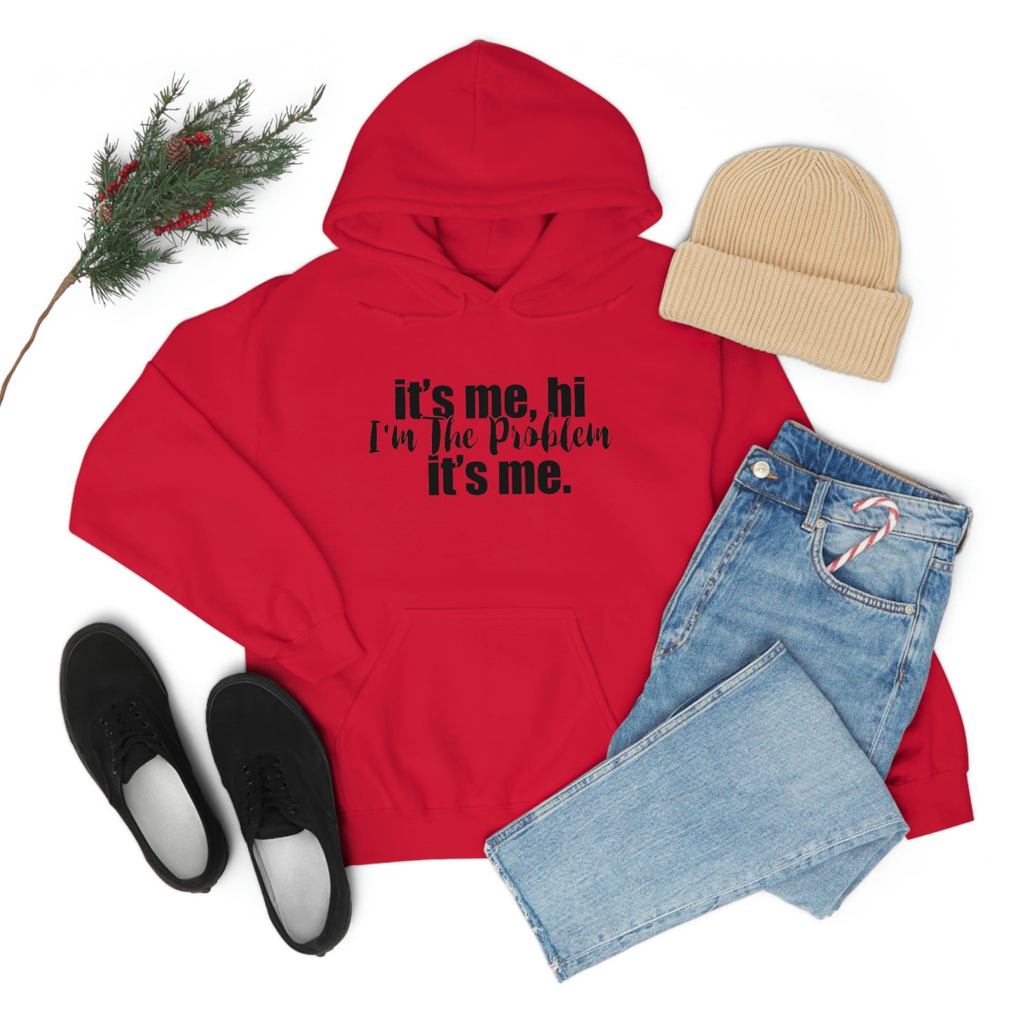 Its Me, Hi, I'm the Problem it's Me, T Swift Taylor Swift Merch Fan Gift Hooded Sweatshirt